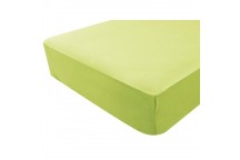 Drap housse jersey 70 x 140 cm Anis