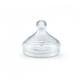 Lot de 2 tétines silicone Nature Sense T2 perçage L
