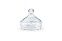 Lot de 2 tétines silicone Nature Sense T2 perçage L