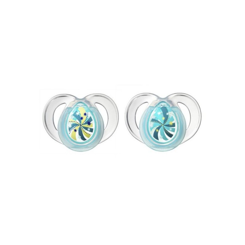 Lot de 2 Sucettes Closer to Nature Nuit 6-18M 