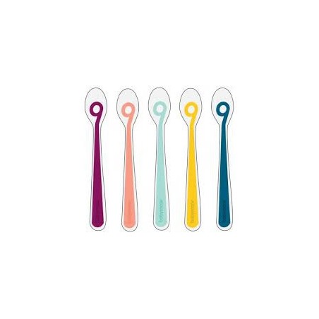 Lot de 5 cuillères silicone 1er âge