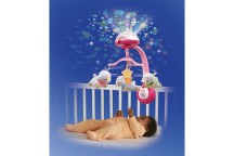 Lumi mobile Compte-moutons Rose