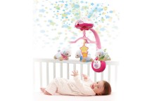 Lumi mobile Compte-moutons Rose