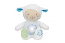 Veilleuse Mouton tendres mots Bleu