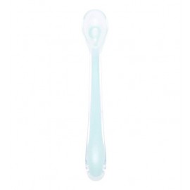 Cuillère 1er âge silicone Azur