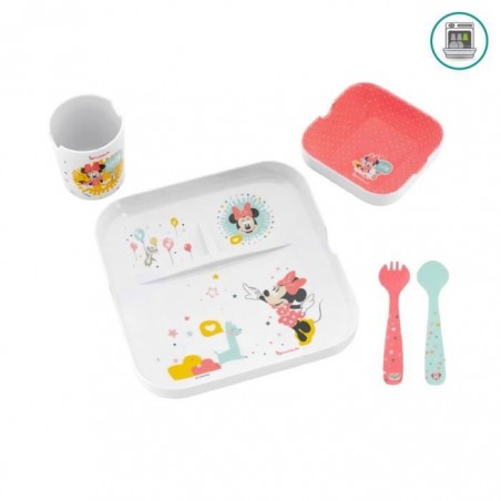 Coffret repas Mélanine 5 pièces Minnie