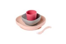 Coffret repas 4 pièces Rose
