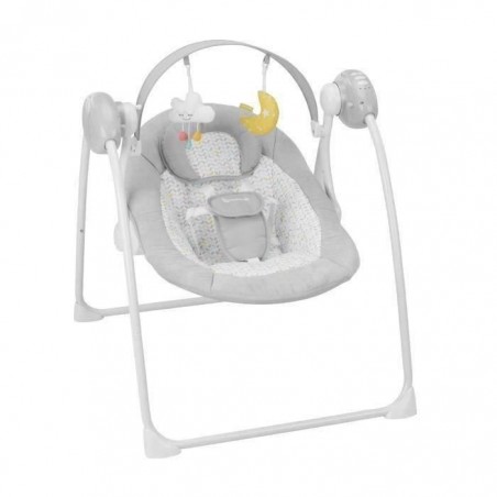 Transat balancelle électrique pour bébé Baby Swing Gris CANGAROO Pas Cher 