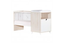 Lit combiné transformable SCANDI Naturel