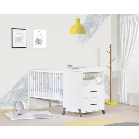 Lit combiné transformable JOY Gris Lit combiné transformable JOY Gris