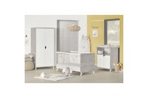 Commode à langer Scandi Gris