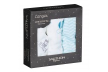 Lot de 3 langes Lazare 70x70cm 