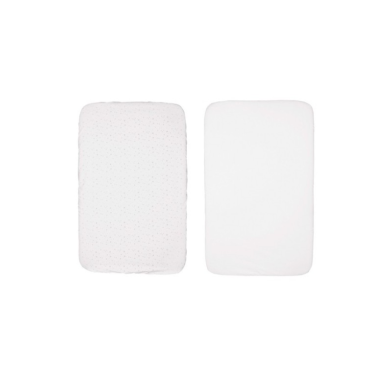 Lot de 2 draps housse Next2Me Stars