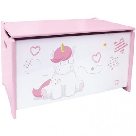 Coffre à jouets Licorne