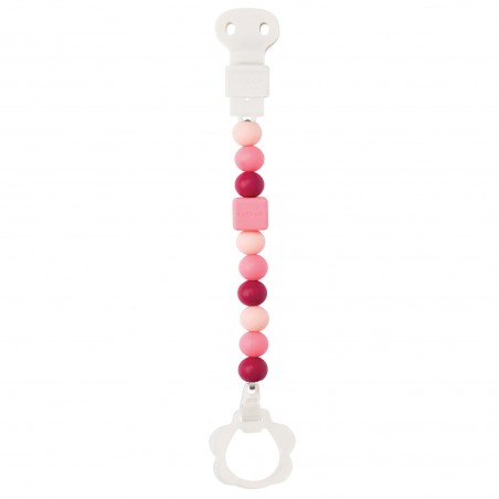 Attache sucette corail Attache sucette corail