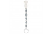 Attache sucette Gris Blanc