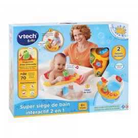 Siège de bain interactif 2 en 1 