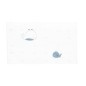 Edredon 60X120 cm Blue Baleine