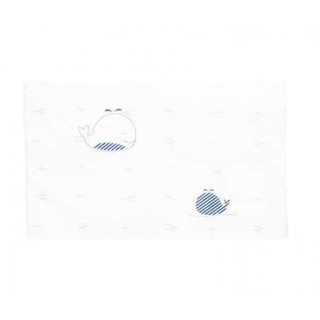 Edredon 70X140 cm Blue Baleine Edredon 70X140 cm Blue Baleine
