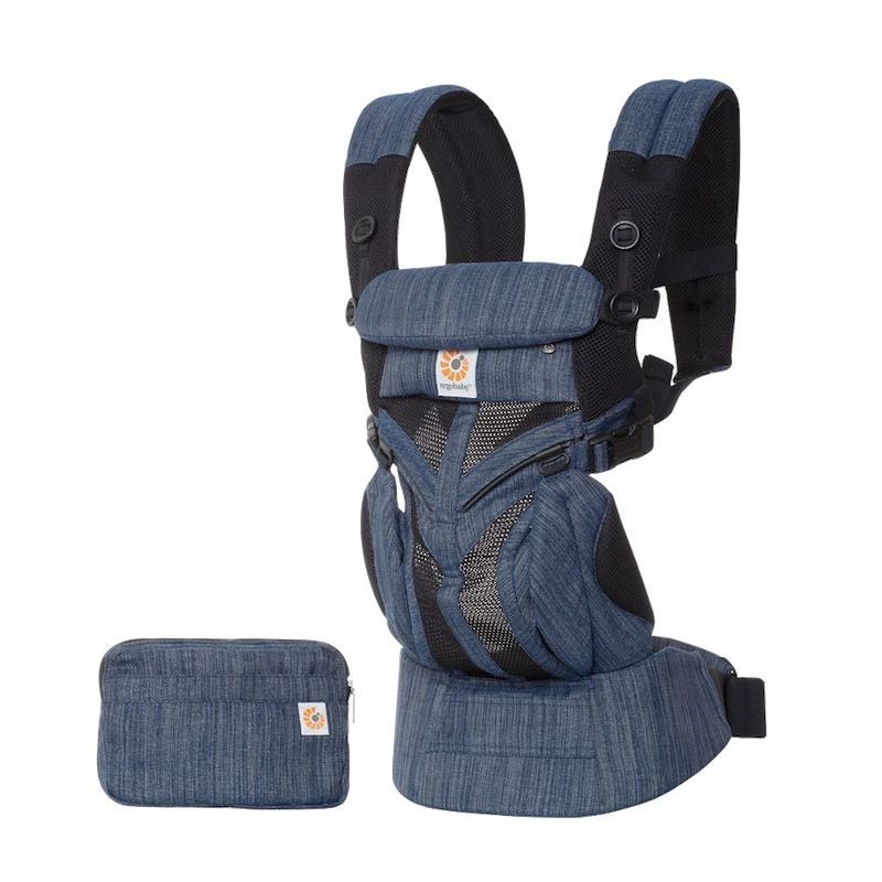 Gros Plan Studio Tourné Ouverture Montrant à L'intérieur Des Compartiments  De Contrôle De Température Chaud Et Froid Multifonction Multifonction Bébé  Tout-petit Sac Maman Avec Longue Sangle Réglable Sur Fond Blanc