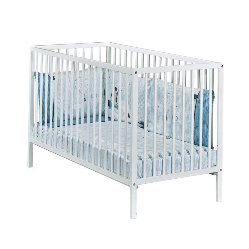 Lit Bébé Slim Cot 60x120 - Blanc