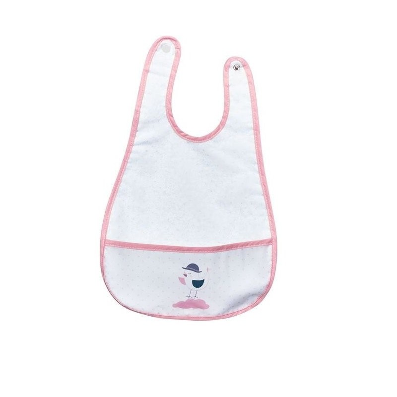 Bavoir Plastifie Oiseau Miss Fleur De Lune Le Coin Des Petits
