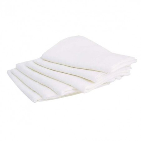 Lot de 6 langes blanc