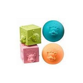 Set de 2 balles + 2 cubes
