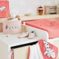 Beauty case rose en Jacquard Bio Amy & Zoé