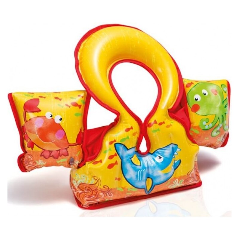 Combi brassard et gilet tissu requin