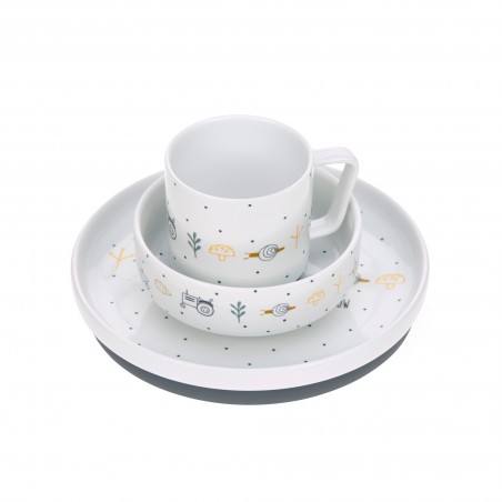 COFFRET REPAS EN PORCELAINE GARDEN EXPLORER MIXTE