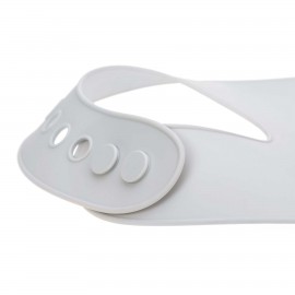 Bavoir silicone souris gris