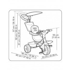 Tricycle Baby Plus Music Mixte