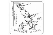 Tricycle Baby Plus Music Rose Tricycle Baby Plus Music Rose