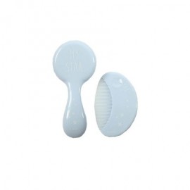 Set Brosse + Peigne bébé Bleu