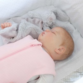 Gigoteuse Nid d'Abeille Rose 65 cm