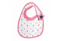 Lot de 2 Bavoir Bib'up naissance Gris et Rose