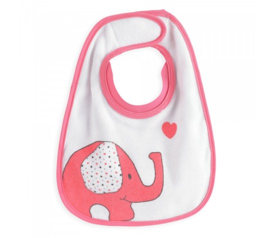 Lot de 2 Bavoir Bib'up 1er age Gris et rose