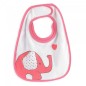 Lot de 2 Bavoir Bib'up 1er age Gris et rose Lot de 2 Bavoir Bib'up 1er age Gris et rose