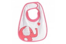 Lot de 2 Bavoir Bib'up 1er age Gris et rose