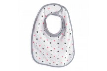 Lot de 2 Bavoir Bib'up 1er age Gris et rose