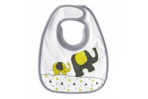 Lot de 2 Bavoir Bib'up 1er age Gris et Jaune Lot de 2 Bavoir Bib'up 1er age Gris et Jaune