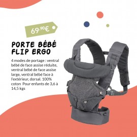 Infantino Flip 4 en 1, Porte-bébé face au monde 