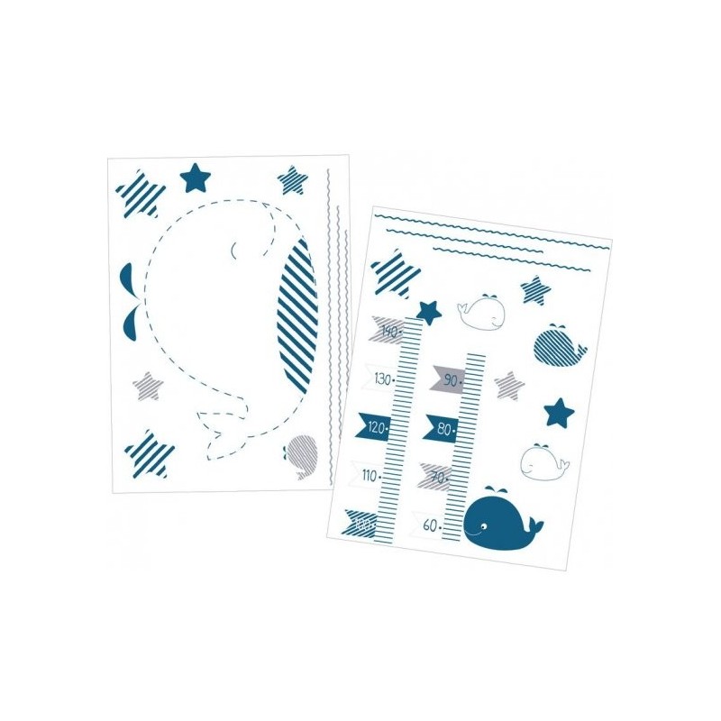 Stickers Muraux Blue Baleine