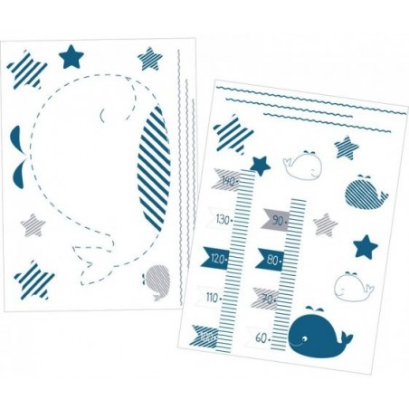 Stickers Muraux Blue Baleine Stickers Muraux Blue Baleine