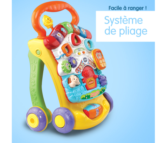 Super Trotteur Parlant 2 en 1 Orange