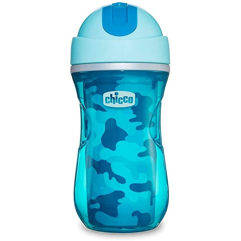  Tasse Sport à Paille Et Paroi Isolante Blue Army 14m+ 