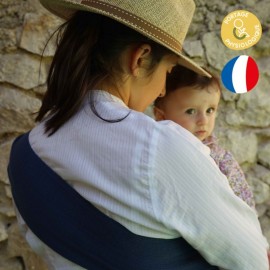 Hop La Porte Bebe Ergonomique Bandeau Marine Le Coin Des Petits Hop La Porte Bebe Ergonomique Bandeau Marine Le Coin Des Petits