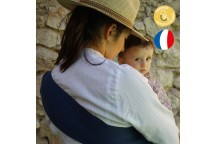Hop La Porte Bebe Ergonomique Bandeau Marine Le Coin Des Petits