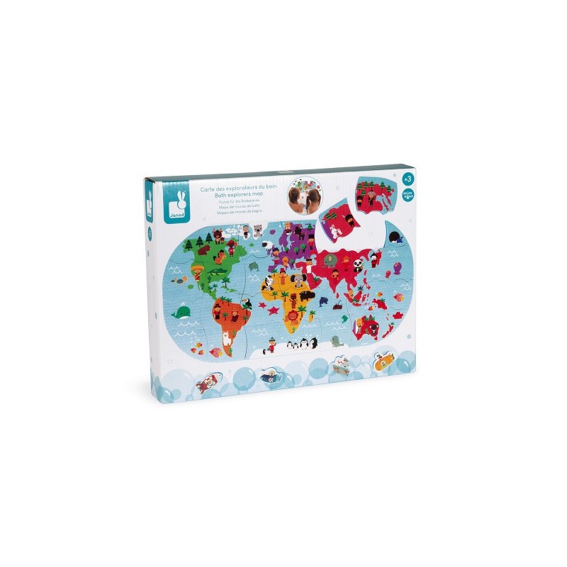 Puzzle Carte des Explorateurs du bain